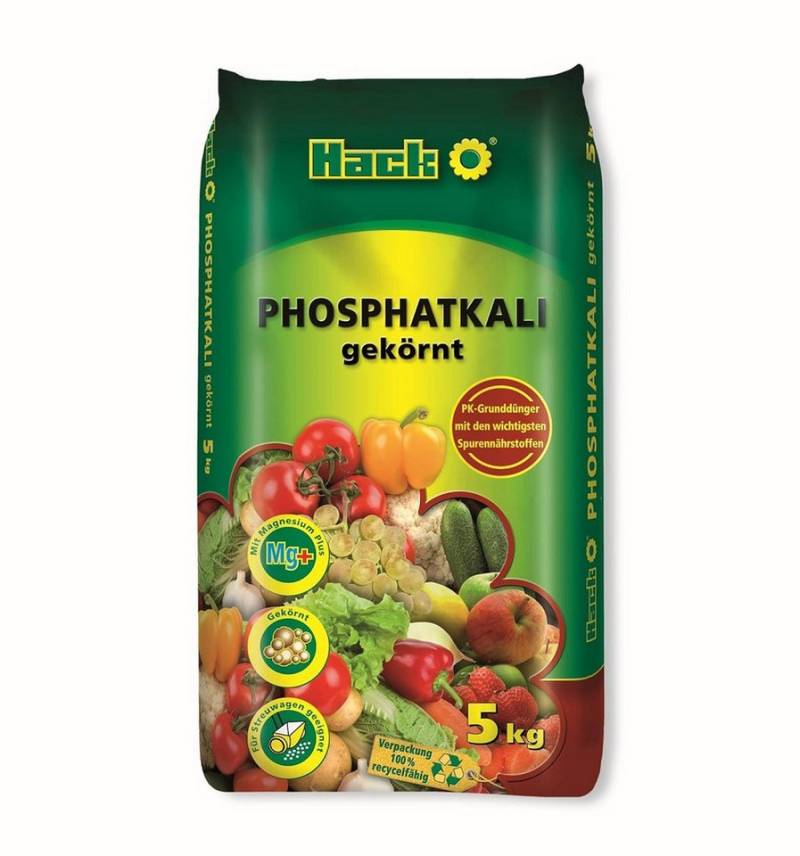 Hack Spezialdünger Hack Phosphatkali gekörnt 5 kg von Hack