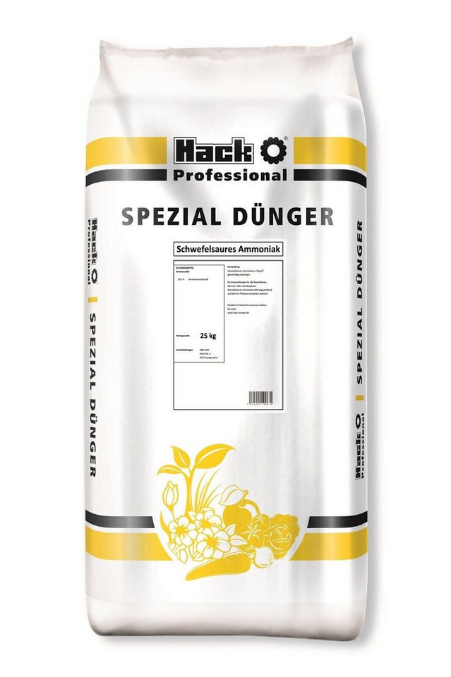 Hack Spezialdünger Hack Profi Schwefelsaures Ammoniak Spezial Dünger 25 kg von Hack