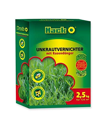 Hack Unkrautvernichter mit Rasendünger 2,5 kg von Hack