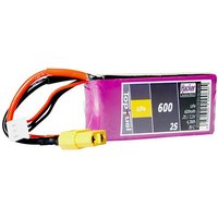 Hacker Modellbau-Akkupack (LiFe) 6.6V 600 mAh Zellen-Zahl: 2 30 C Softcase XT60 von Hacker