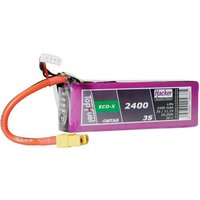 Hacker Modellbau-Akkupack (LiPo) 11.1V 2400 mAh Zellen-Zahl: 3 20 C Softcase XT60 von Hacker