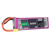 Hacker Modellbau-Akkupack (LiPo) 11.1V 3000 mAh Zellen-Zahl: 3 20 C Softcase XT60 von Hacker