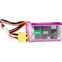 Hacker Modellbau-Akkupack (LiPo) 11.1V 500 mAh Zellen-Zahl: 3 25 C Softcase XT60 von Hacker