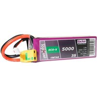 Hacker Modellbau-Akkupack (LiPo) 11.1V 5000 mAh Zellen-Zahl: 3 20 C Softcase XT90 von Hacker