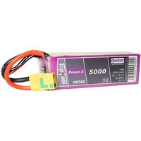 Hacker Modellbau-Akkupack (LiPo) 11.1V 5000 mAh Zellen-Zahl: 3 35 C Softcase XT90 von Hacker