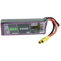 Hacker Modellbau-Akkupack (LiPo) 14.8V 5000 mAh Zellen-Zahl: 4 20 C Softcase XT90 von Hacker