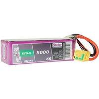 Hacker Modellbau-Akkupack (LiPo) 22.2V 5000 mAh Zellen-Zahl: 6 20 C Softcase XT90 von Hacker