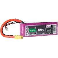 Hacker Modellbau-Akkupack (LiPo) 7.4V 1800 mAh Zellen-Zahl: 2 25 C Softcase XT60 von Hacker