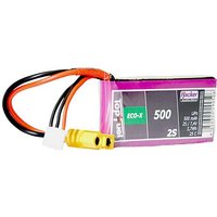 Hacker Modellbau-Akkupack (LiPo) 7.4V 500 Zellen-Zahl: 2 25 C Softcase XT60 von Hacker