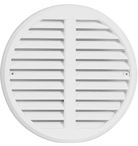 Lüftungsgitter Kunststoff verstellbar für Rohre von 125-160mm Deckmaß175mm mit Insektenschutz Lüftungsgitter Kunststoff verstellbar für Rohre von 125-160mm Deckmaß175mm mit Insektenschutz von Haco
