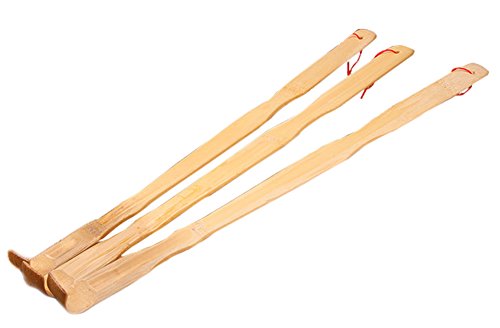 Hacoly Bambus Holz Rückenkratzer Einzelne Person Juckreiz Relief Massage, Finger-artiger Nacken Beine Back Scratchers Kratzer für Schwangere Frauen und Kurzer Arm Mann Geschenk perfekte am von Hacoly