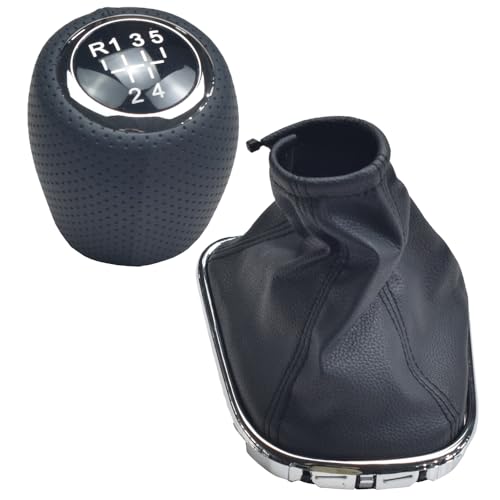 5 6-Gang-Schaltknauf für Chevy Cruze 2008 2009 2010 2011 2012 MT (schwarze Linie, R5 Speed) von Hacreyatu