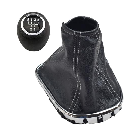 5 6-Gang-Schaltknauf für Chevy Cruze 2008 2009 2010 2011 2012 MT (weiße Linie, R5 Speed) von Hacreyatu