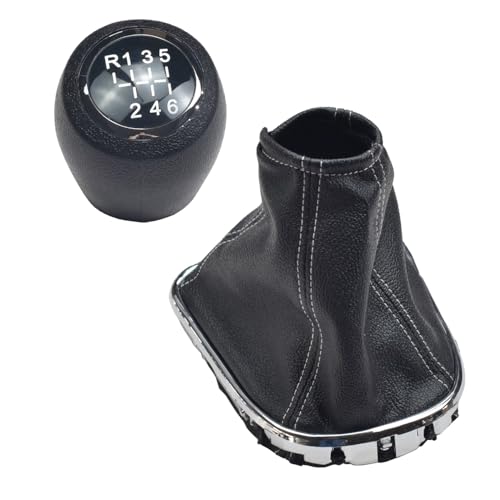 5-Gang-Schaltknauf-Abdeckung für Chevy Cruze 2008 2009 2010 2011 2012 MT (weiße Linie, R6 Speed) von Hacreyatu