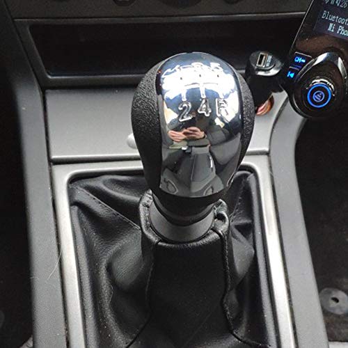 Hacreyatu R 5 Gang Schaltknauf Schalthebel Gamasche Stiefel Leder für Opel Opel Vectra C Vectra B Corsa Astra 2002 2003 2004 2005 (R5 Gänge) von Hacreyatu