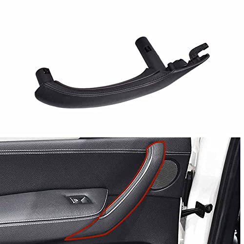 Hacreyatu Schwarz Leder Türgriff Links Rechts Innengriff Für B-MW X3 X4 F25 F26 2010-2016 (1 x Links) von Hacreyatu