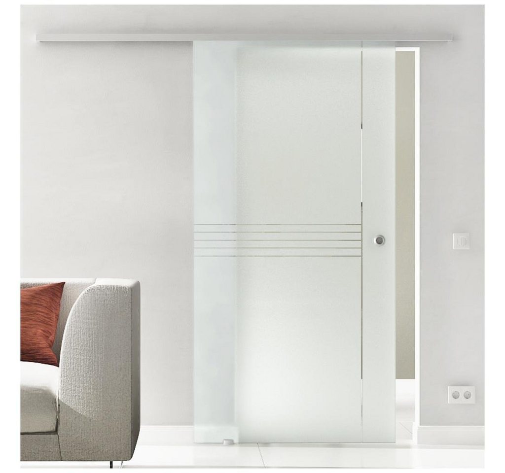 Hadeco Glasschiebetür Hadeco Slimline SoftClose Glasschiebetür 900 x 2175 mm München von Hadeco