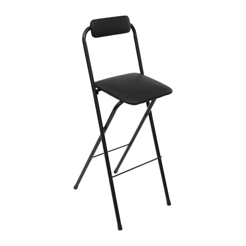 2er Set Klappbarer Barstuhl 75 cm Sitzhöhe, platzsparend & stabil Barhocker mit Rückenlehne Tragbarer Outdoor Barhocker Max. Belastung 125 kg ,Faltbar Bar Hocker für Indoor Outdoor,Stahlgestell 2er Set Klappbarer Barstuhl 75 cm Sitzhöhe, platzsparend & stabil Barhocker mit Rückenlehne Tragbarer Outdoor Barhocker Max. Belastung 125 kg ,Faltbar Bar Hocker für Indoor Outdoor,Stahlgestell von Hadwigger