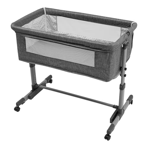 Hadwigger 2 in 1 Beistellbett Baby ab Geburt bis 35 kg Höhenverstellung und Neigungsverstellung Kinderbett Babybett Grau Faltbare Zustellbett Seitenwand 4 Räder mit Bremse Hadwigger 2 in 1 Beistellbett Baby ab Geburt bis 35 kg Höhenverstellung und Neigungsverstellung Kinderbett Babybett Grau Faltbare Zustellbett Seitenwand 4 Räder mit Bremse von Hadwigger