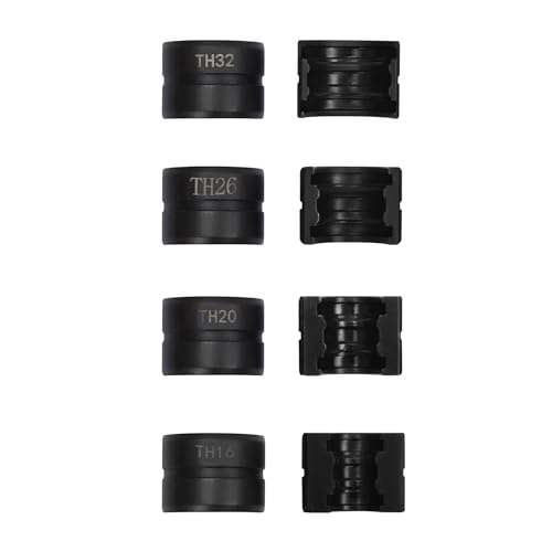 Pressbacke TH 16mm, 20mm, 26mm, 32mm für Presszange,Presszange Pressbacke Set aus Cr45-Stahl 4er-Set Pressbackeneinsatz Crimpzange Wechselbacken Pressbacke TH 16mm, 20mm, 26mm, 32mm für Presszange,Presszange Pressbacke Set aus Cr45-Stahl 4er-Set Pressbackeneinsatz Crimpzange Wechselbacken von Hadwigger