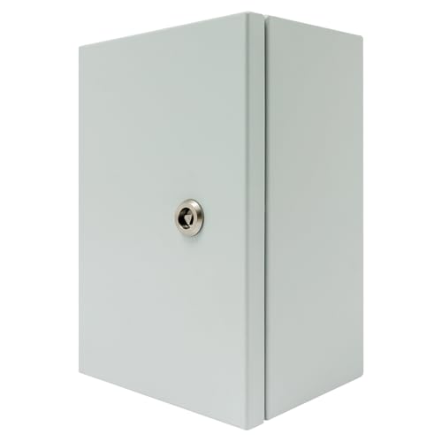 Wasserdichter Verteilerkasten für den Außenbereich Elektroprojekt Verdrahtungsgehäuse Box 20 x 15 x 30 cm Edelstahl Schaltkasten Stromkasten von Hadwigger