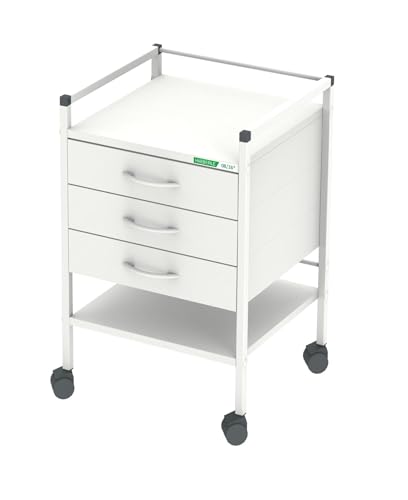 Basiswagen 08/16 mit 3 Schubladen 49cm breit 70,5cm hoch von Haeberle