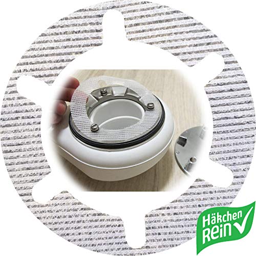 HäkchenRein Haarsieb Haarfänger für Moderne Duschen | 30 Stück | Durchmesser 10 cm | Viega, AlcaPlast, UVM. HäkchenRein Haarsieb Haarfänger für Moderne Duschen | 30 Stück | Durchmesser 10 cm | Viega, AlcaPlast, UVM. von HäkchenRein