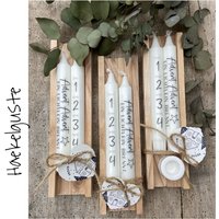 Advent Geschenkset Weihnachten Kerzen Nach Wahl Wichtelgeschenk Freundin Frau Geburtstag Kerzenständer Geschenk Stabkerze Kollegin Advent Geschenkset Weihnachten Kerzen Nach Wahl Wichtelgeschenk Freundin Frau Geburtstag Kerzenständer Geschenk Stabkerze Kollegin von Haekelguste