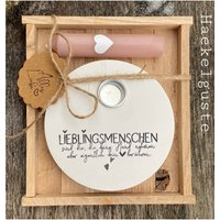 Geschenkset Kerzenhalter Weiß Deko Kleines Geschenk Kerzenständer Idee Frau Beste Freundin Mama Stabkerze Hygge Scandi Haus von Haekelguste
