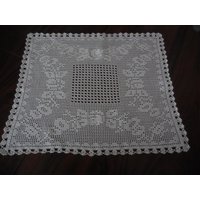 Von Hand Gehäkelter Tischläufer Perlweiß 45 cm X 40 Handarbeit Wie Zu Omas Zeiten Von Hand Gehäkelter Tischläufer Perlweiß 45 cm X 40 Handarbeit Wie Zu Omas Zeiten von Haekeliris