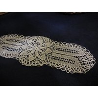 strickdeckchen Oval Handarbeit Weiß 49 cm X 17 Vintage Baumwolle Kunststrickerei strickdeckchen Oval Handarbeit Weiß 49 cm X 17 Vintage Baumwolle Kunststrickerei von Haekeliris