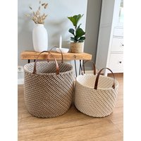 Häkelkorb „Muster" Groß Korb Utensilo Aufbewahrung Geschenkideen Muttertag Deko Häkelkorb „Muster" Groß Korb Utensilo Aufbewahrung Geschenkideen Muttertag Deko von HaekeltraumChristina