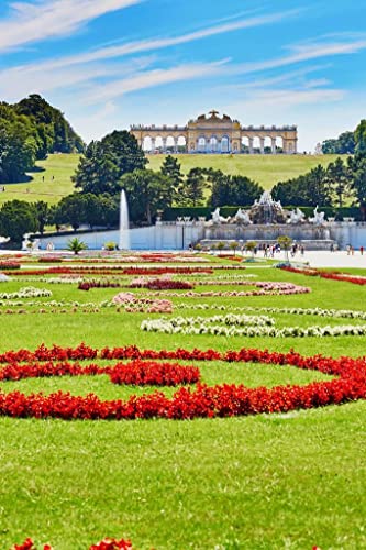 Haeran River Gemälde Schloss Schönbrunn Wien Color Talk Malen Nach Zahlen Diy Einzigartiges Leinwand Ölgemälde Kit Digital Painting von Haeran River