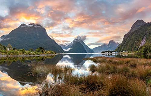 Malerei Fiordland National Park Neuseeland Color Talk Malen Nach Zahlen Diy Einzigartiges Leinwand Ölgemälde Kit Digitale Malerei von Haeran River