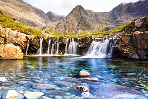 Haeran River Malerei Isle Of Skye Hebris Schottland Malerei Farbe Talk Malen Nach Zahlen Diy Einzigartige Leinwand Ölgemälde Kit Digitale Malerei von Haeran River