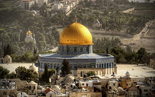 Haeran River Malerei Tempelberg Israel Jerusalem Color Talk Malen Nach Zahlen Diy Einzigartiges Leinwand Ölgemälde Kit Digitale Malerei von Haeran River