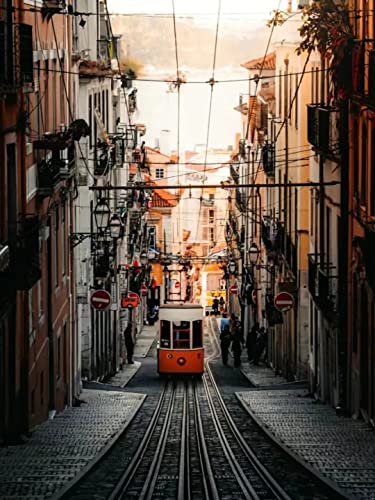 Haeran River Lissabon Street View Tram Painting Color Talk Malen nach Zahlen Diy Einzigartiges Leinwand-Ölgemälde-Kit Digitale Malerei Haeran River Lissabon Street View Tram Painting Color Talk Malen nach Zahlen Diy Einzigartiges Leinwand-Ölgemälde-Kit Digitale Malerei von Haeran River