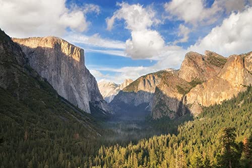 Haeran River Malerei Schöne Landschaft Im Yosemite Nationalpark Usa Color Talk Malen Nach Zahlen DIY Einzigartiges Leinwand Ölgemälde Kit Digitale Malerei von Haeran River