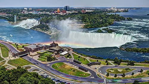 Schöne Stadt In Kanada Niagara Falls Street Diy 5D Diamond Painting By Number Unique Kits Home Wall Decor Crystal Strass Wall Decor von Haeran River
