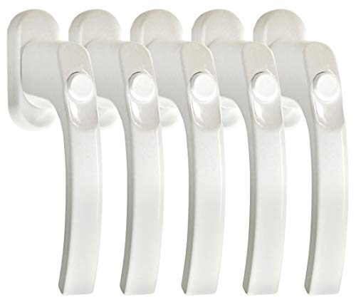 Fenstergriff Sets FG 6 Weiss mit Druckknopf 5 Stück Fensterbeschlag Fenstergriffe Fenstergriff Sets FG 6 Weiss mit Druckknopf 5 Stück Fensterbeschlag Fenstergriffe von Häusler Onlinehandel GmbH