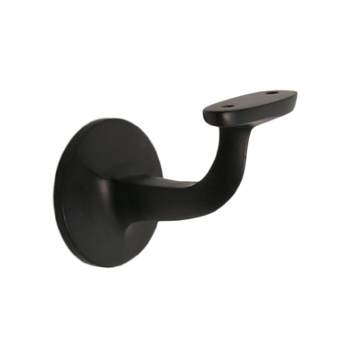 Handlaufhalter HLH 4530 Schwarz gerade Auflage Handlaufträger Stütze von Häusler Onlinehandel GmbH