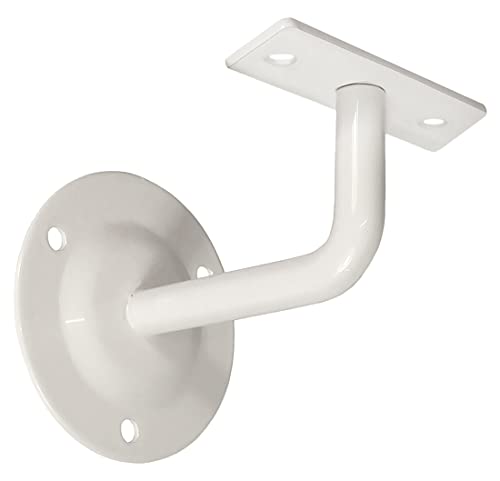 Handlaufhalter Set 1 Stück HLH 1105 Weiss gerade Auflage Handlaufträger Stütze von Häusler Onlinehandel GmbH