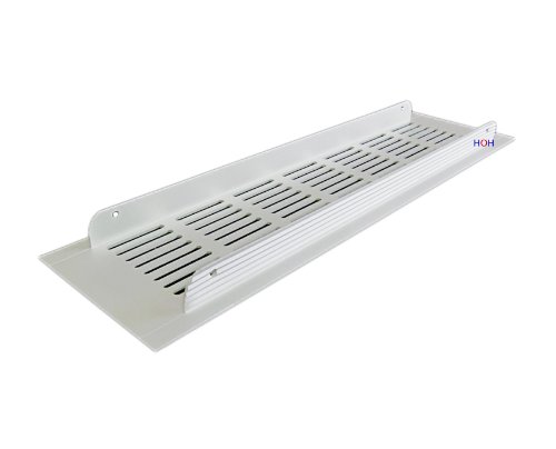 Lüftungsgitter LG-3008 W Türgitter Weiss Stegblech 300 x 80 mm Zuluft Abluftgitter von Häusler Onlinehandel GmbH