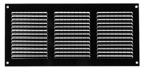 Lüftungsgitter LG-3015 BL Schwarz 300 x 150 Fliegengitter Abluftgitter von Häusler Onlinehandel GmbH