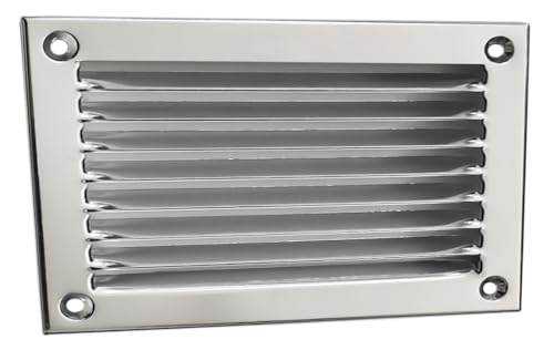 Lüftungsgitter LG 50215 Alu F1 Lamellengitter 180 x 90 mm Zuluft Abluftgitter von Häusler Onlinehandel GmbH