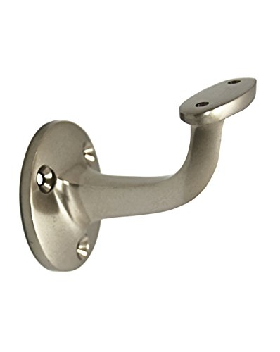 Handlaufhalter HLH 4560 Nickelmatt gerade Auflage Handlaufträger Stütze von Häusler Onlinehandel GmbH