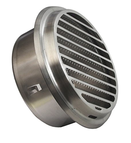 Edelstahl Lüftungsgitter LG - 8012 L Lamellengitter DIN 125 Zuluft Abluftgitter Edelstahl Lüftungsgitter LG - 8012 L Lamellengitter DIN 125 Zuluft Abluftgitter von Häusler Onlinehandel GmbH