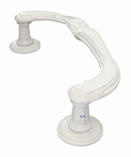 Haustür Stossgriff 3330 Weiss 245 mm Türgriffe Türbeschlag Griffstange von Haeusler-Shop