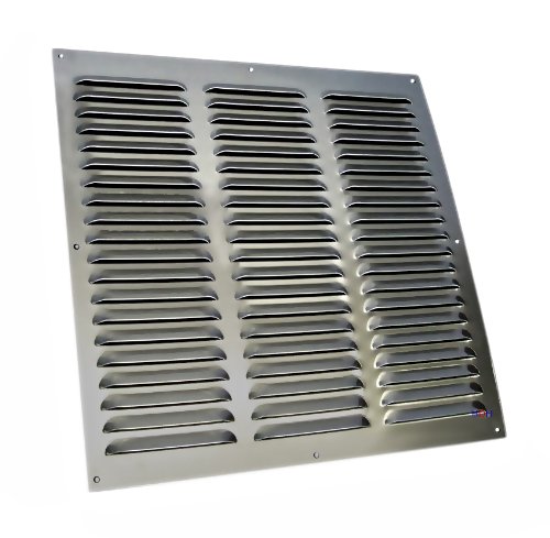 Lüftungsgitter LG-4040 A Lamellengitter Alu F1 400 x 400mm Zuluft Abluftgitter von Häusler Onlinehandel GmbH