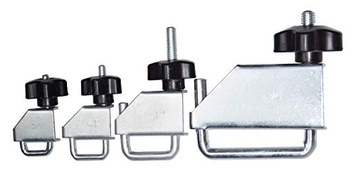 Hafeehoo 4-teiliger Schlauchklemmen-Set für Kraftstoffleitungen, Wasserschläuche, Bremsrohre und Flüssigkeitsleitungen in Silber von Hafeehoo
